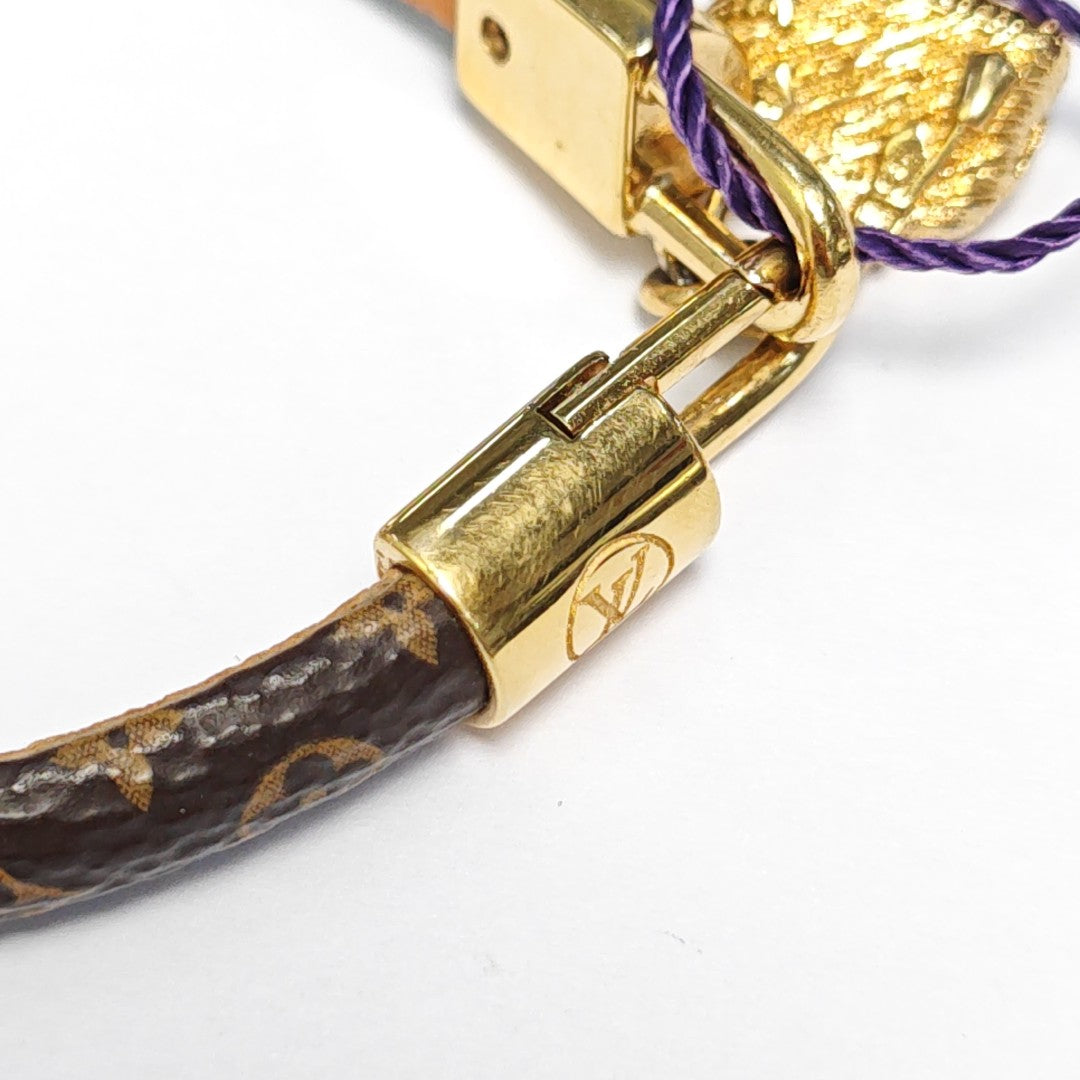 ALMA Leather Brown Bangle
