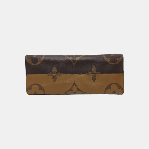 ONTHEGO MM Monogram Coated Canvas Brown