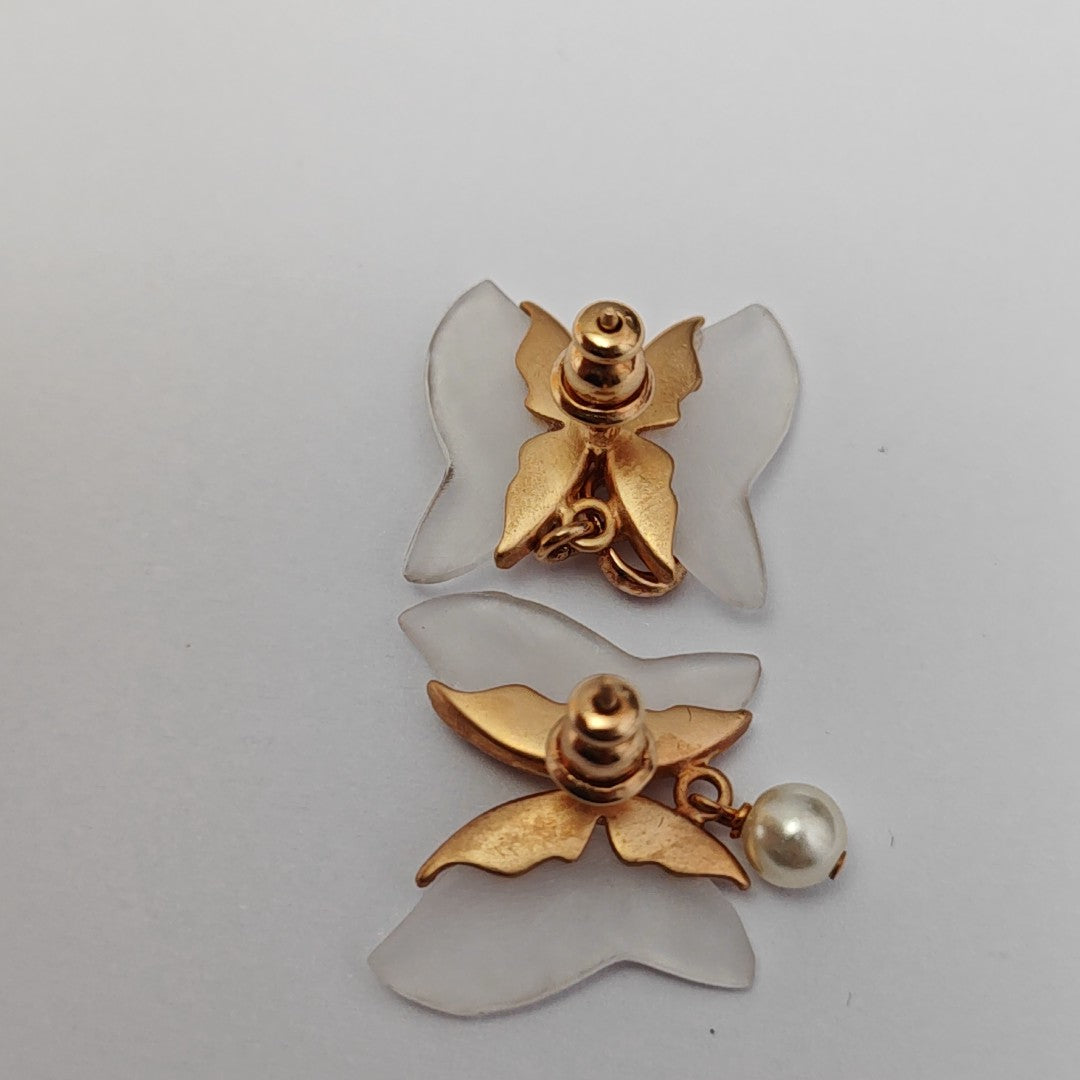 Metal Rose Gold Stud Earrings