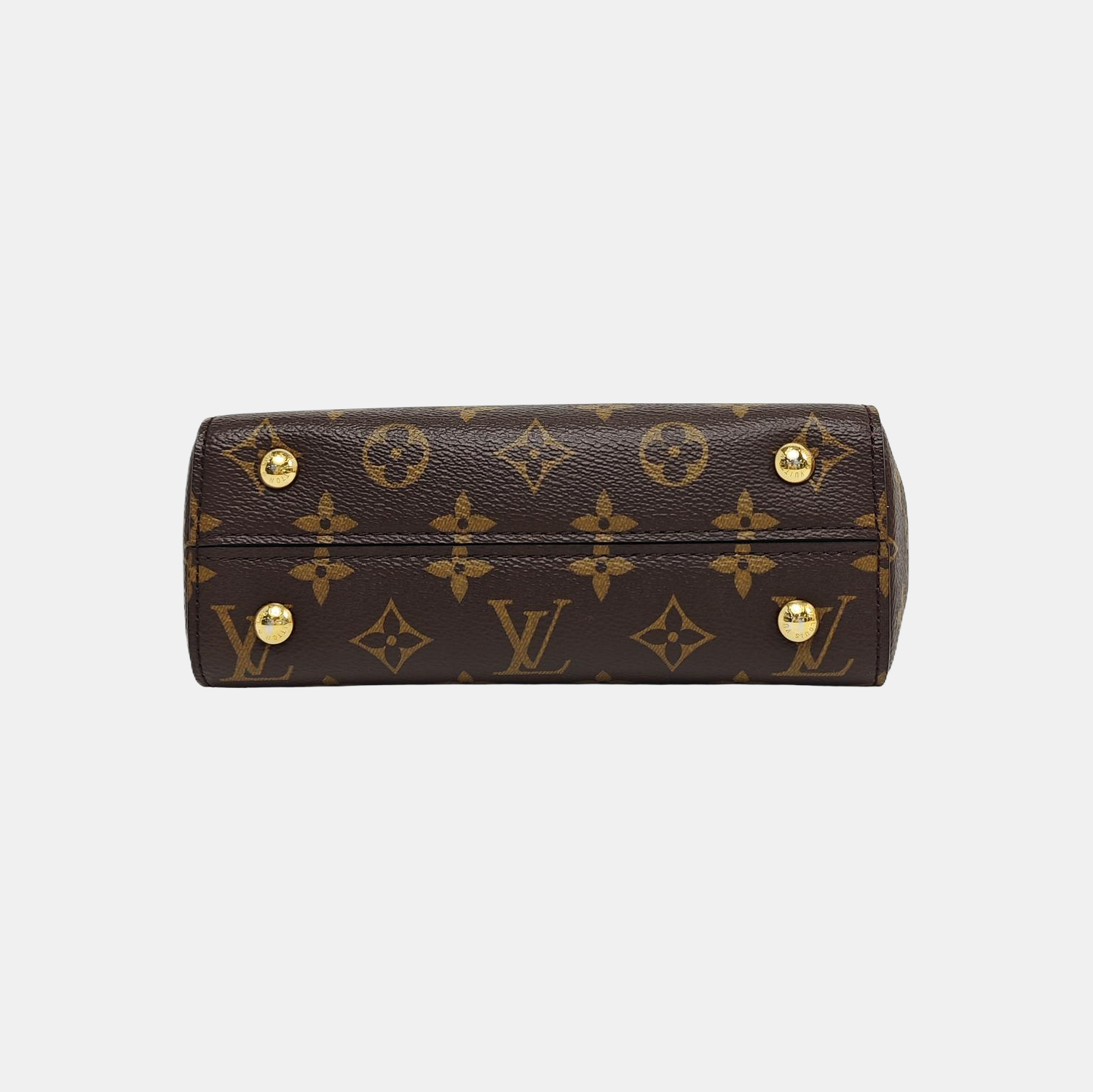 CLUNY PM Monogram Coated Canvas Brown