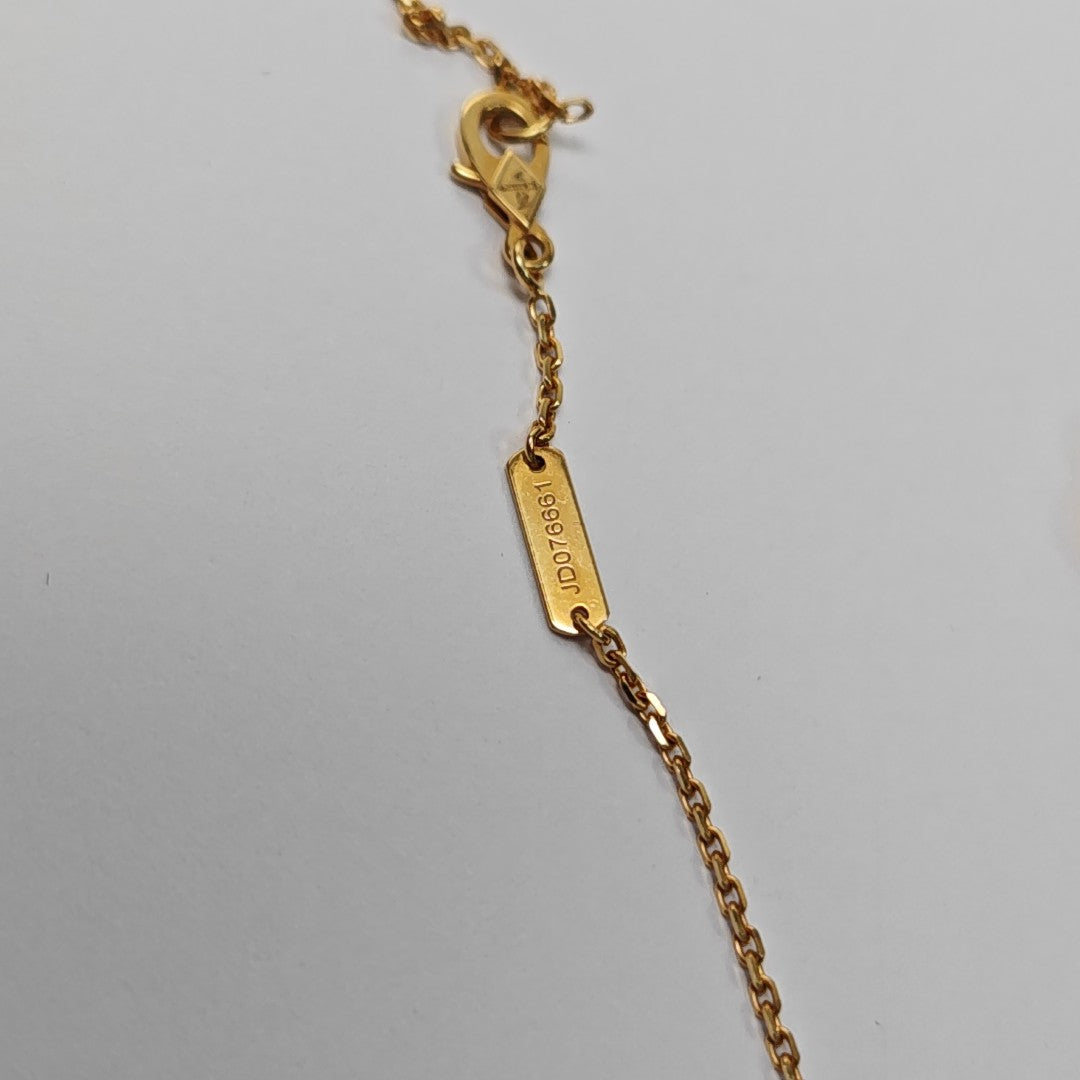 Vintage Alhambra 18k Gold Necklace