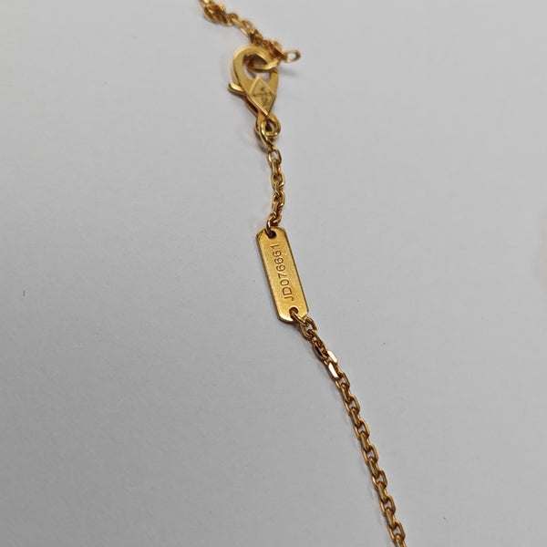 Vintage Alhambra 18k Gold Necklace