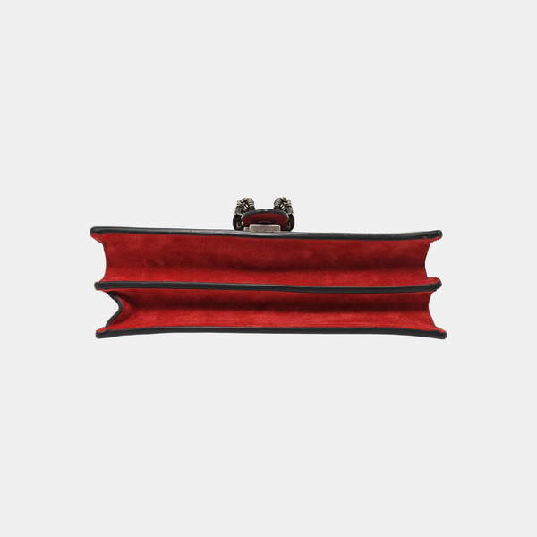 Dionysus Small Monogram Coated Canvas Black