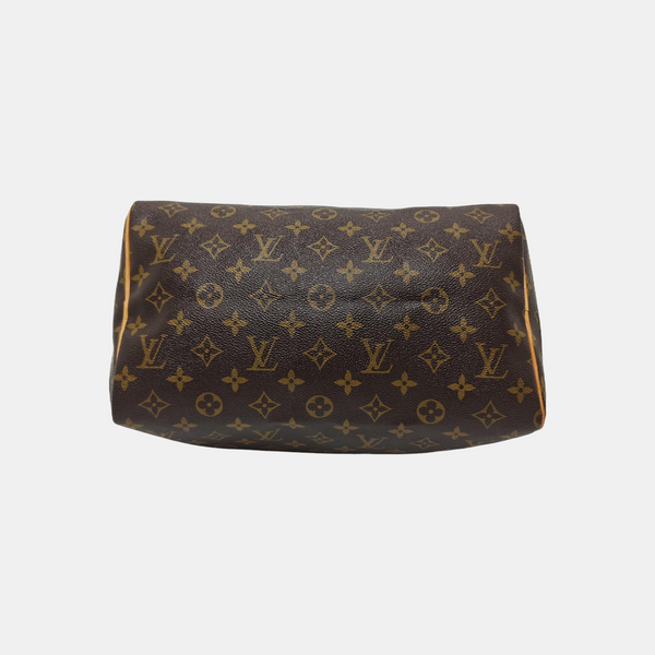 SPEEDY 30 Monogram Coated Canvas Brown