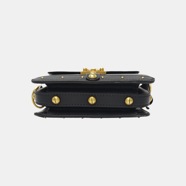 Calfskin Shoulder Bag Black