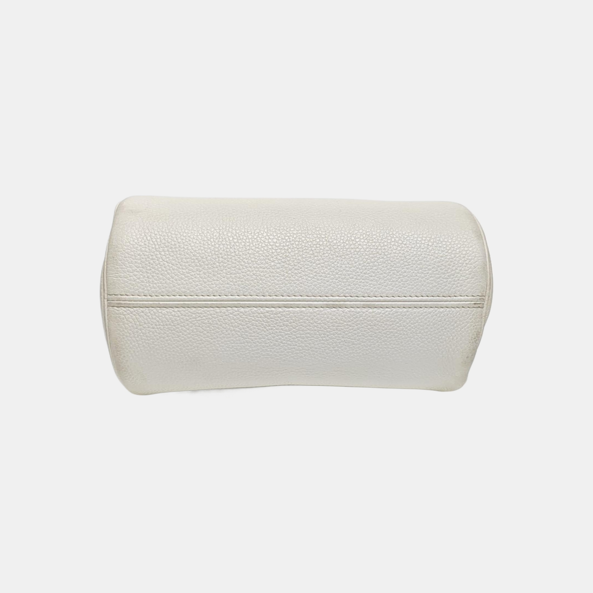 Calfskin Shoulder Bag White