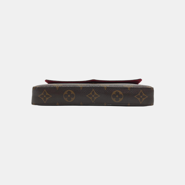 FÉLICIE Monogram Coated Canvas Brown