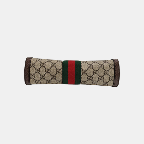 Ophidia Small Monogram Lona Revestida Beige