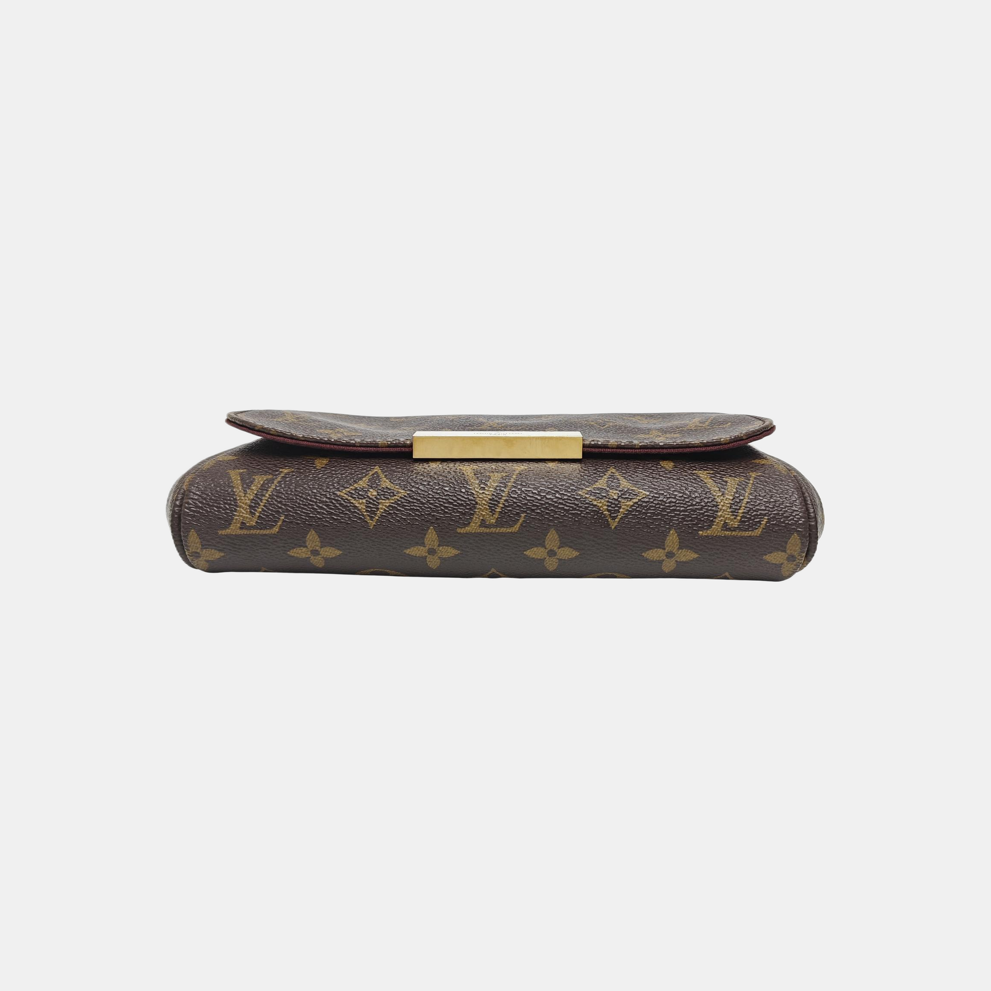 FAVORITE PM Monogram Coated Canvas Brown
