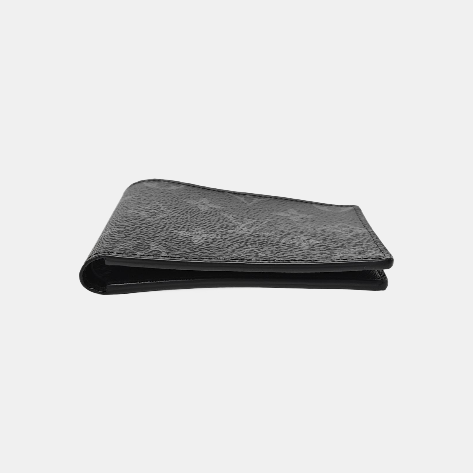 SLENDER Monogram Coated Canvas Black Wallet