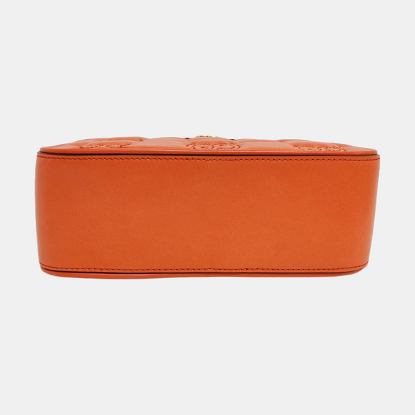 GG Matelassé Quilted Calfskin Orange