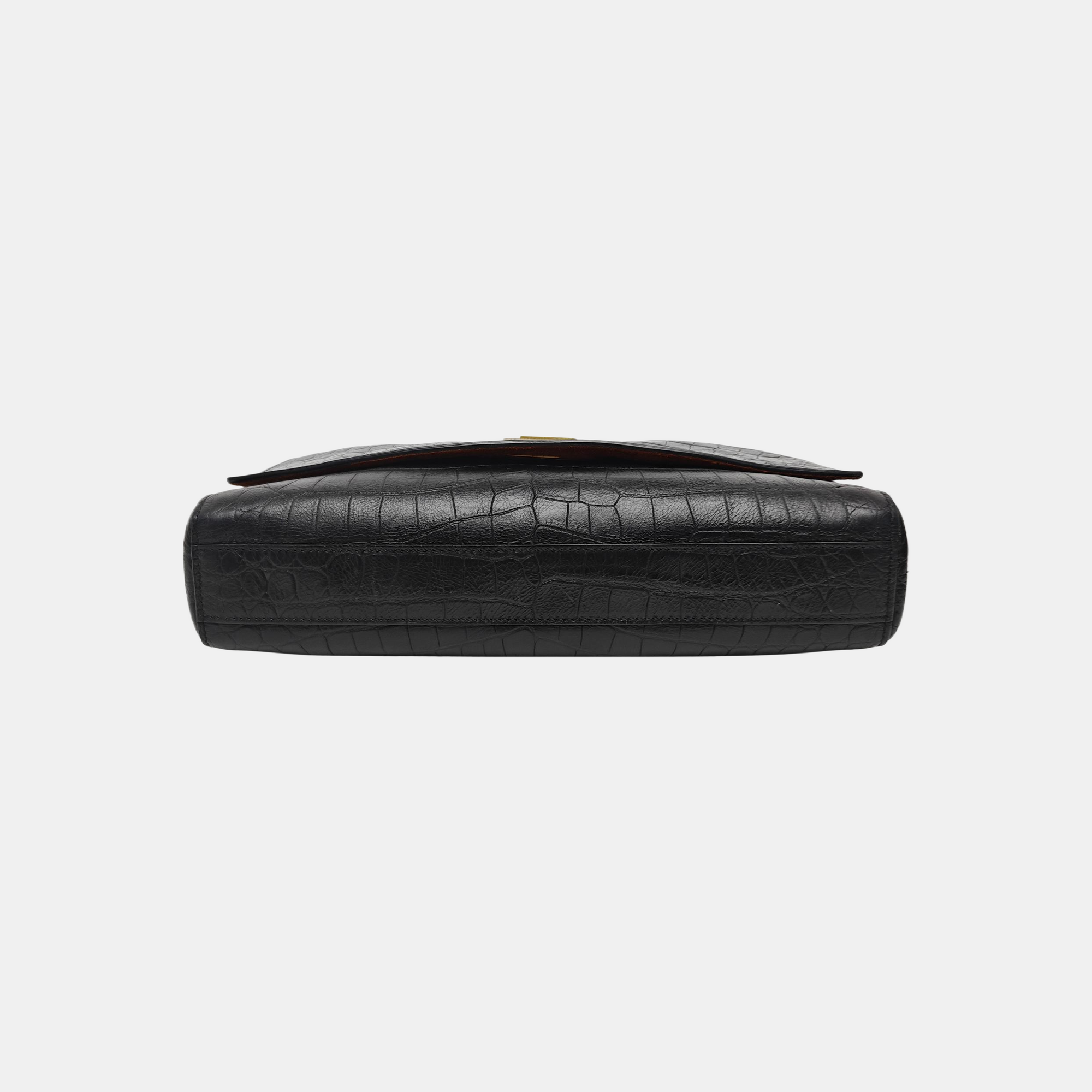 Calfskin Shoulder Bag Black