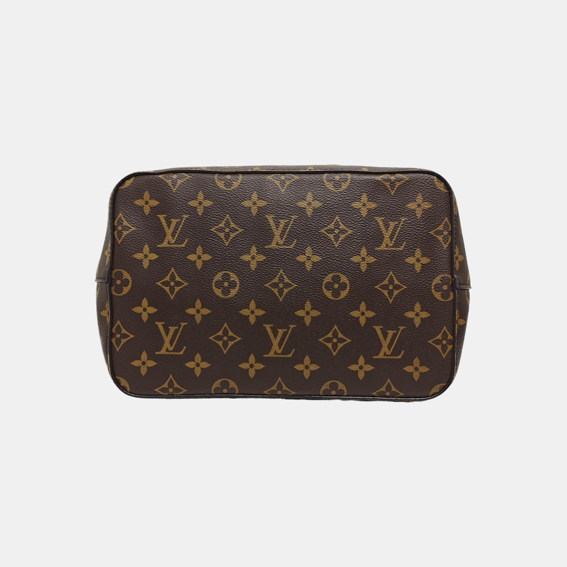 NÉONOÉ MM Monogram Coated Canvas Brown