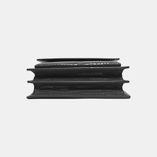 SUNSET Medium Calfskin Gray