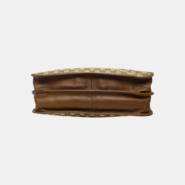 Horsebit 1955 Medium Monogram Canvas Brown