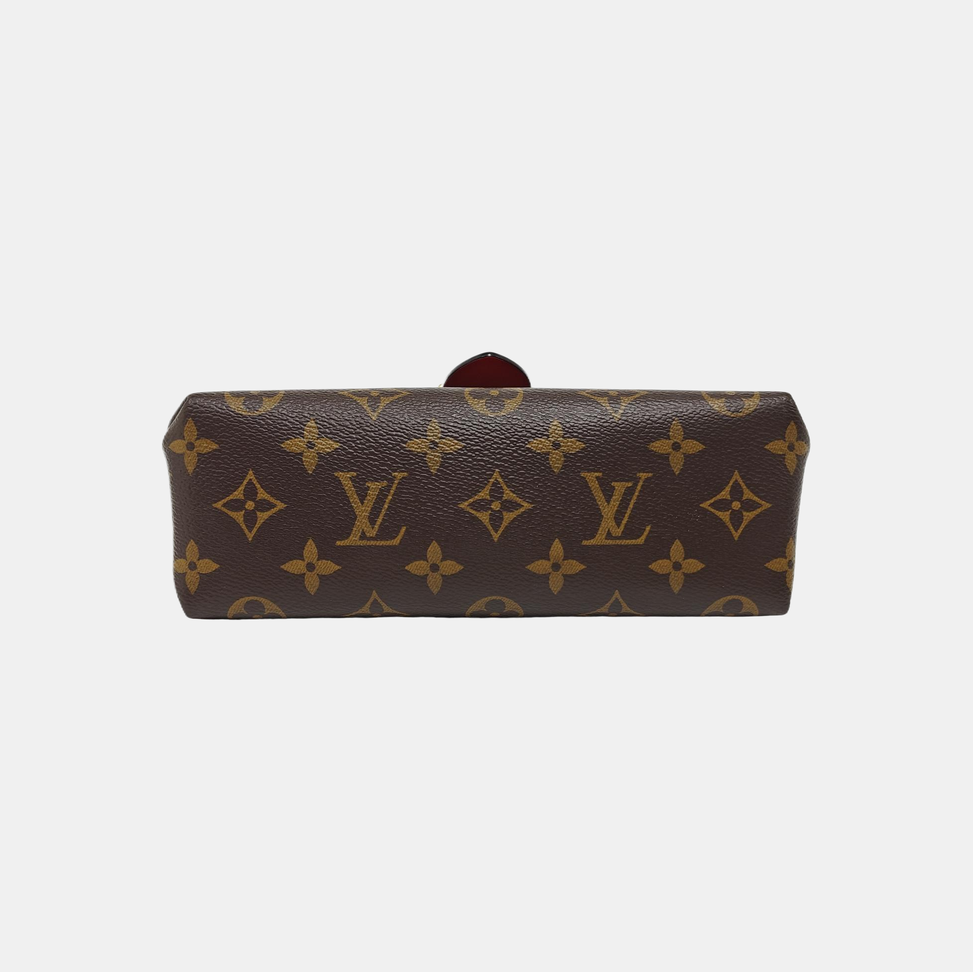 LOCKY BB Monogram Coated Canvas Red