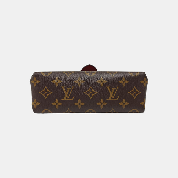 LOCKY BB Monogram Coated Canvas Red