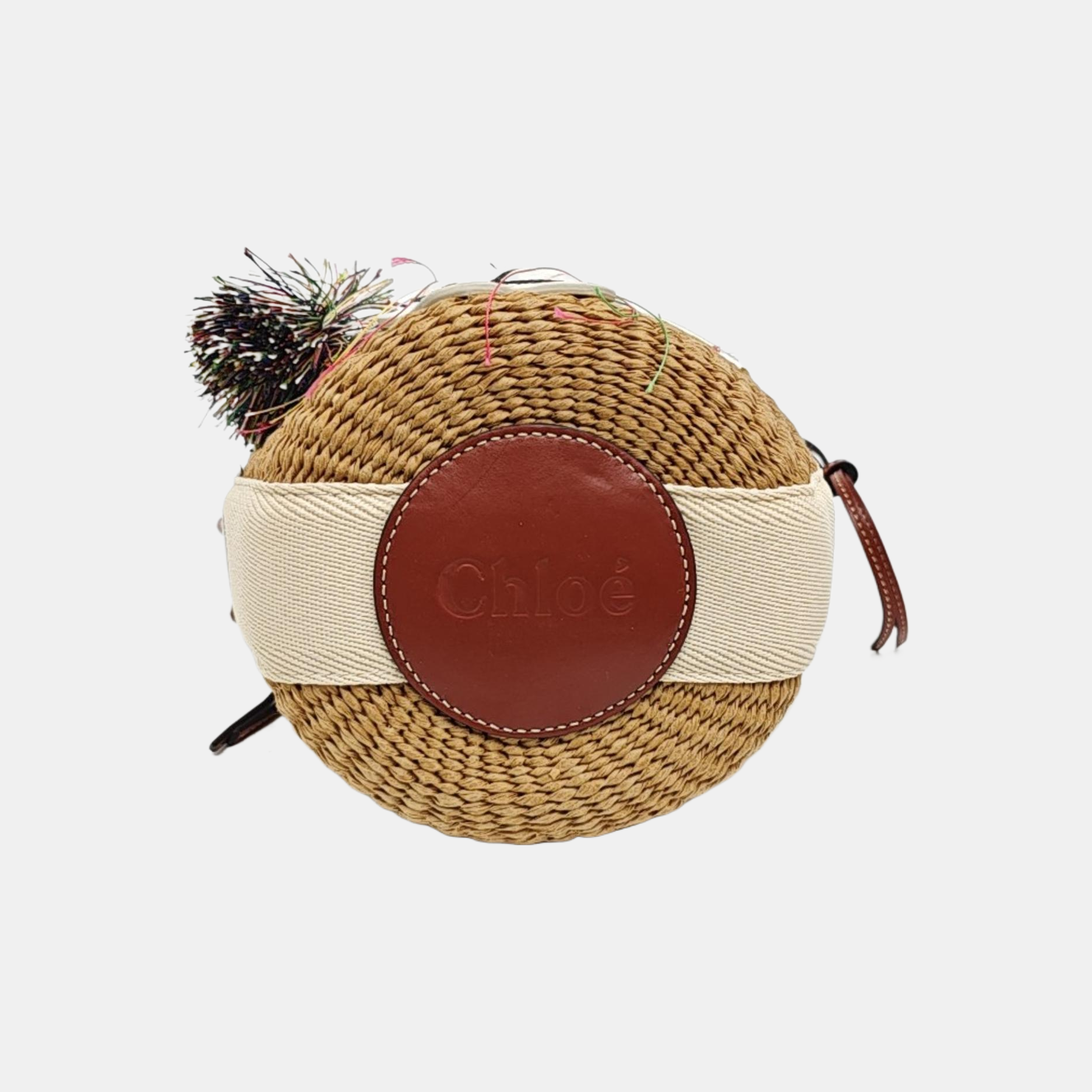 Woody Small Straw Beige