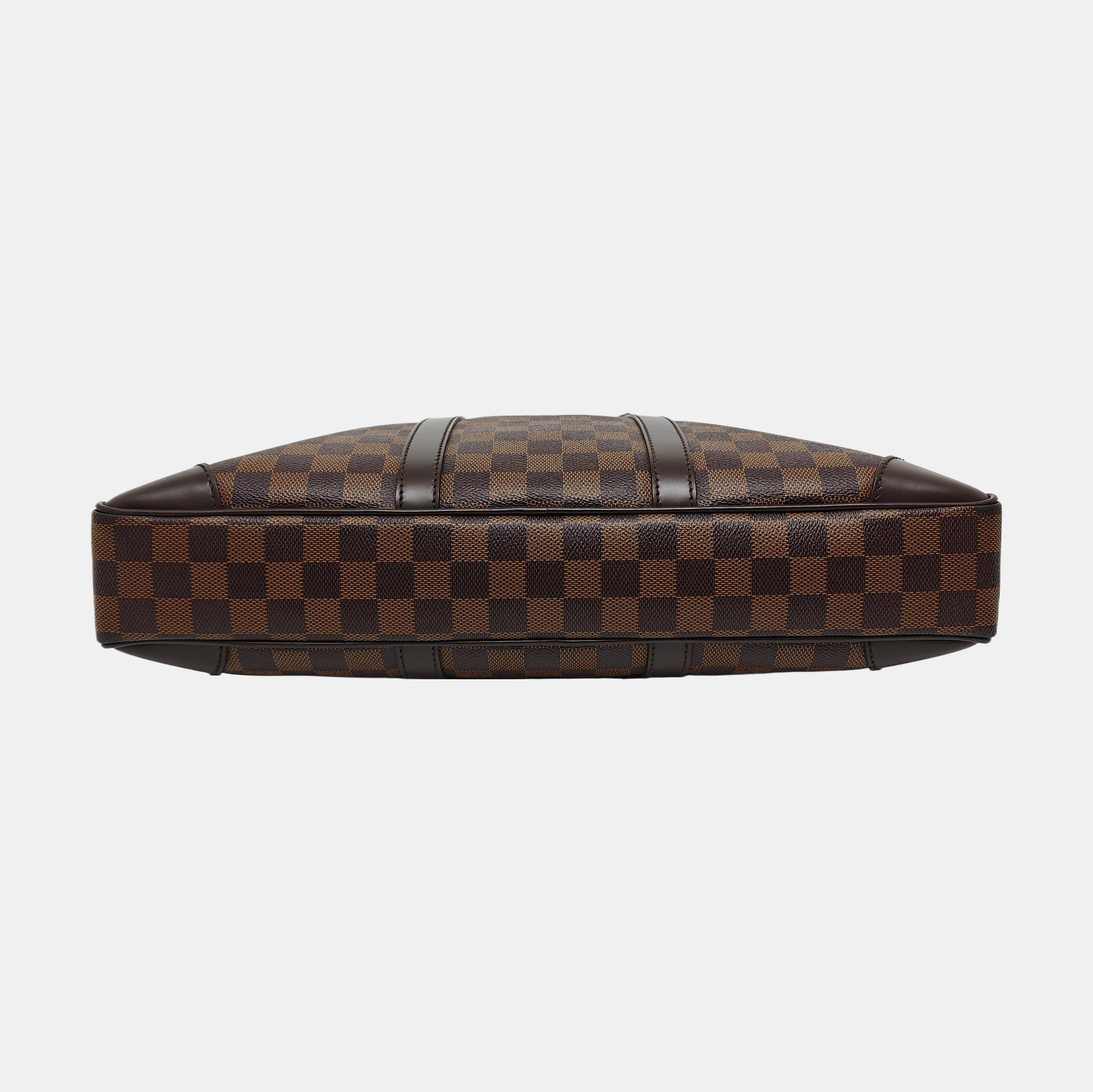 PORTE-DOCUMENTS Damier Ebene Coated Canvas Brown