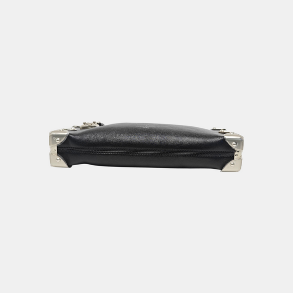 SIDE TRUNK Calfskin Black