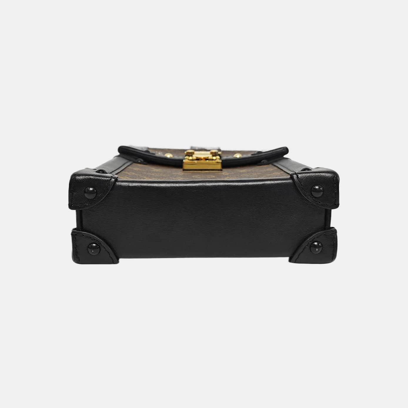 TRUNK Monogram Coated Canvas Brown