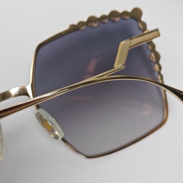 Metal Sunglasses Blue