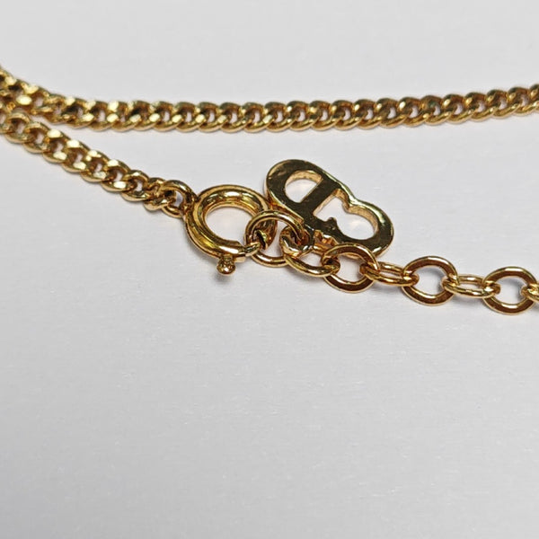 Petit CD Metal Gold Necklace