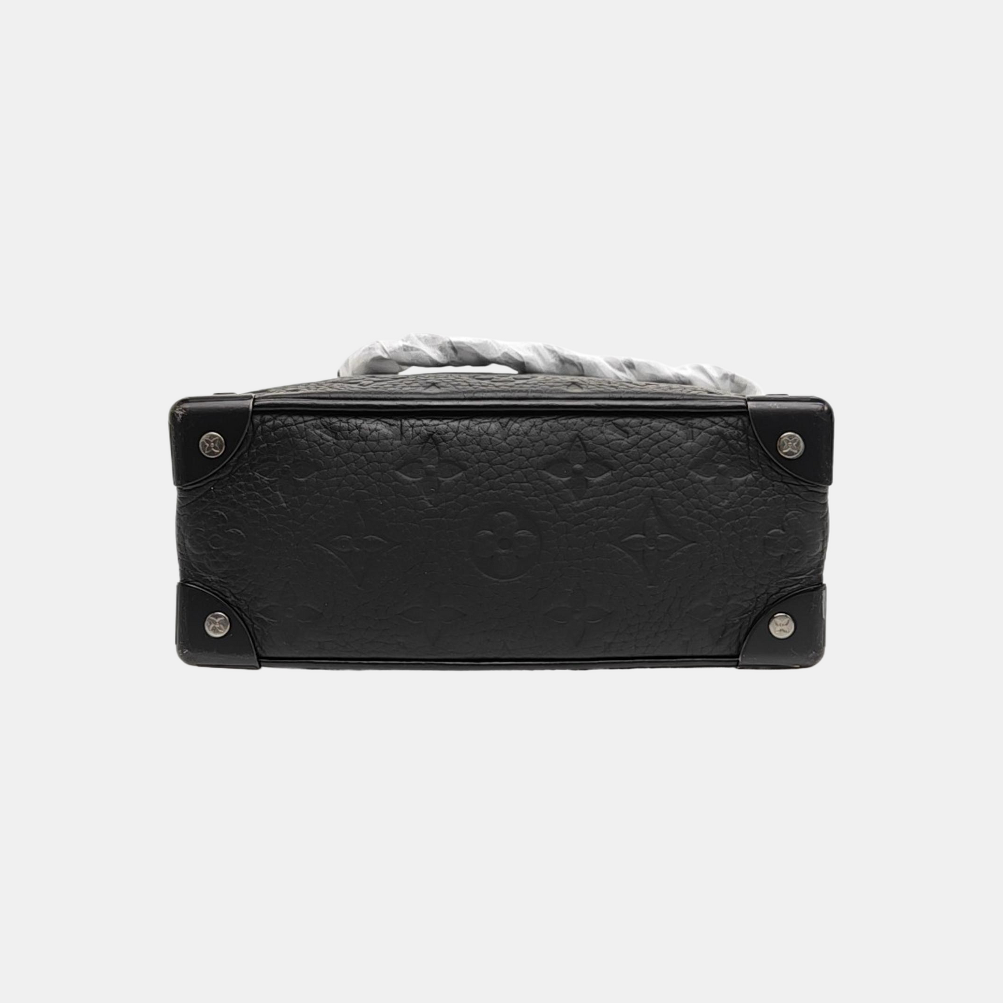 SOFT TRUNK Mini Monogram Calfskin Black