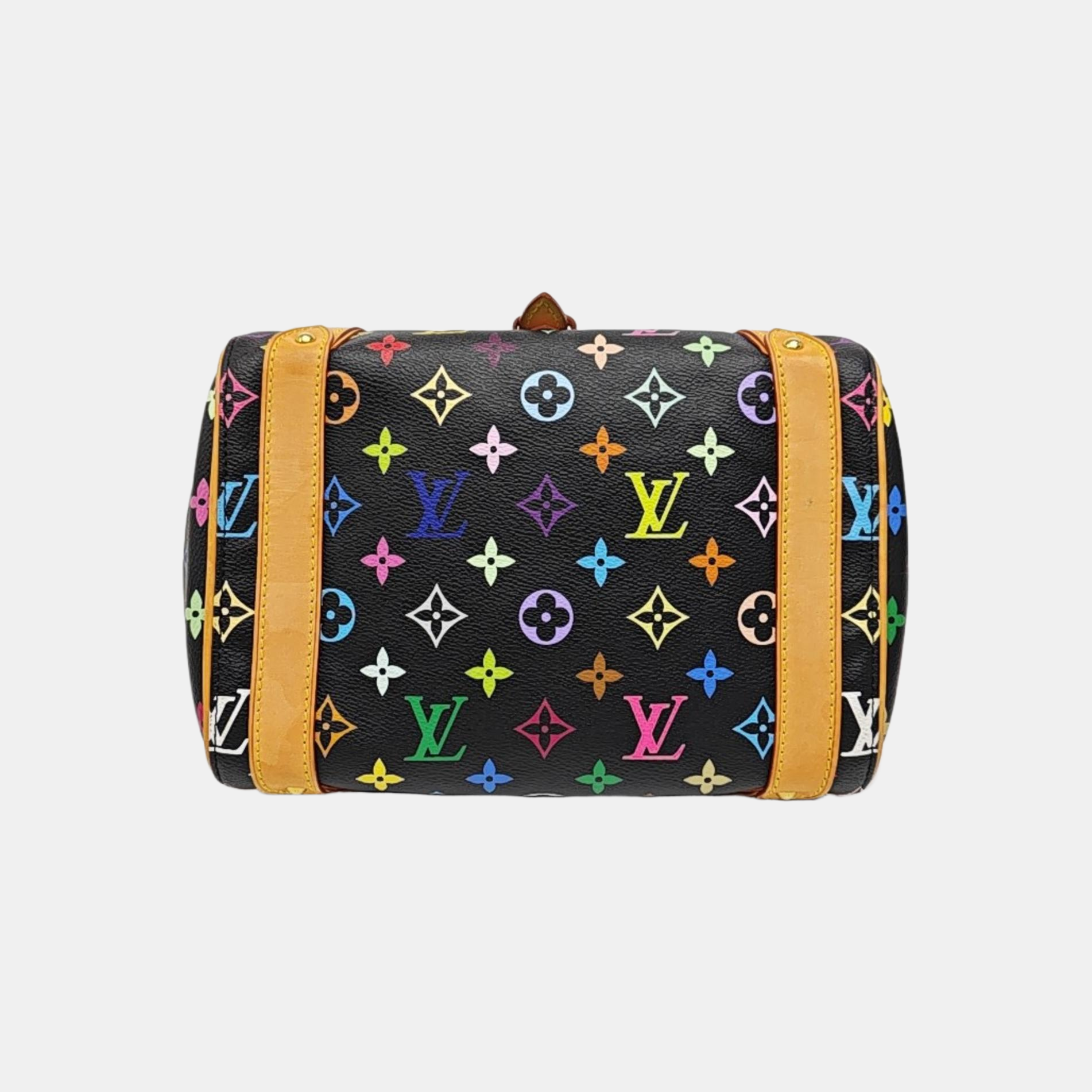 LV × TM PRISCILLA Monogram Coated Canvas Black