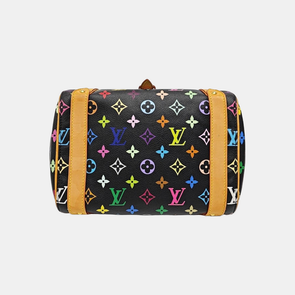 LV × TM PRISCILLA Monogram Coated Canvas Black