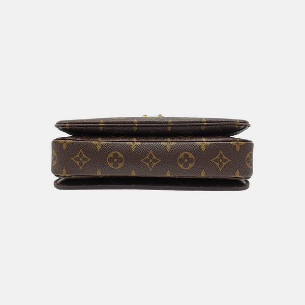 MÉTIS MM Monogram Coated Canvas Brown
