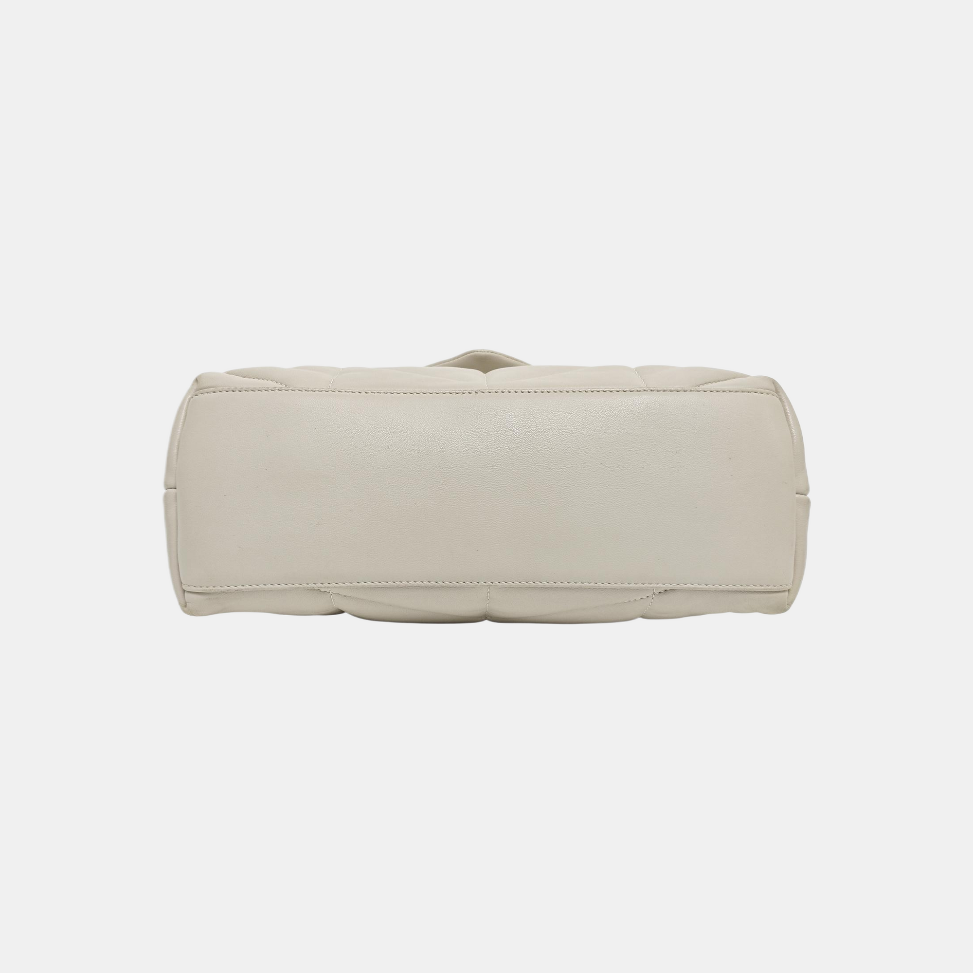 PUFFER Small Quilted Lambskin Gray