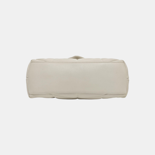 PUFFER Small Quilted Lambskin Gray