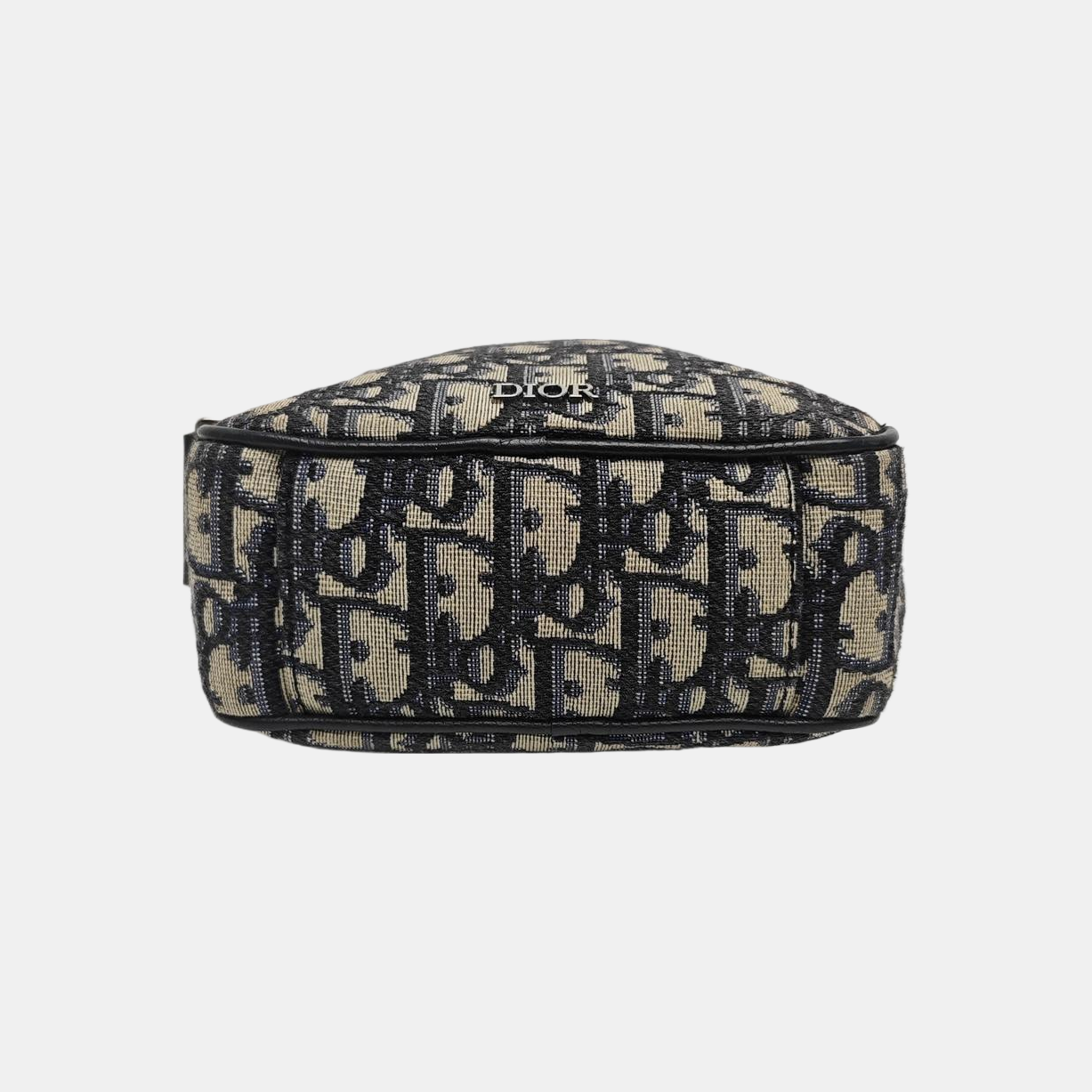 Oblique Fabric Shoulder Bag Beige