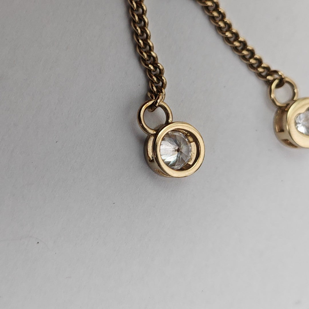 Metal Gold Stud Earrings
