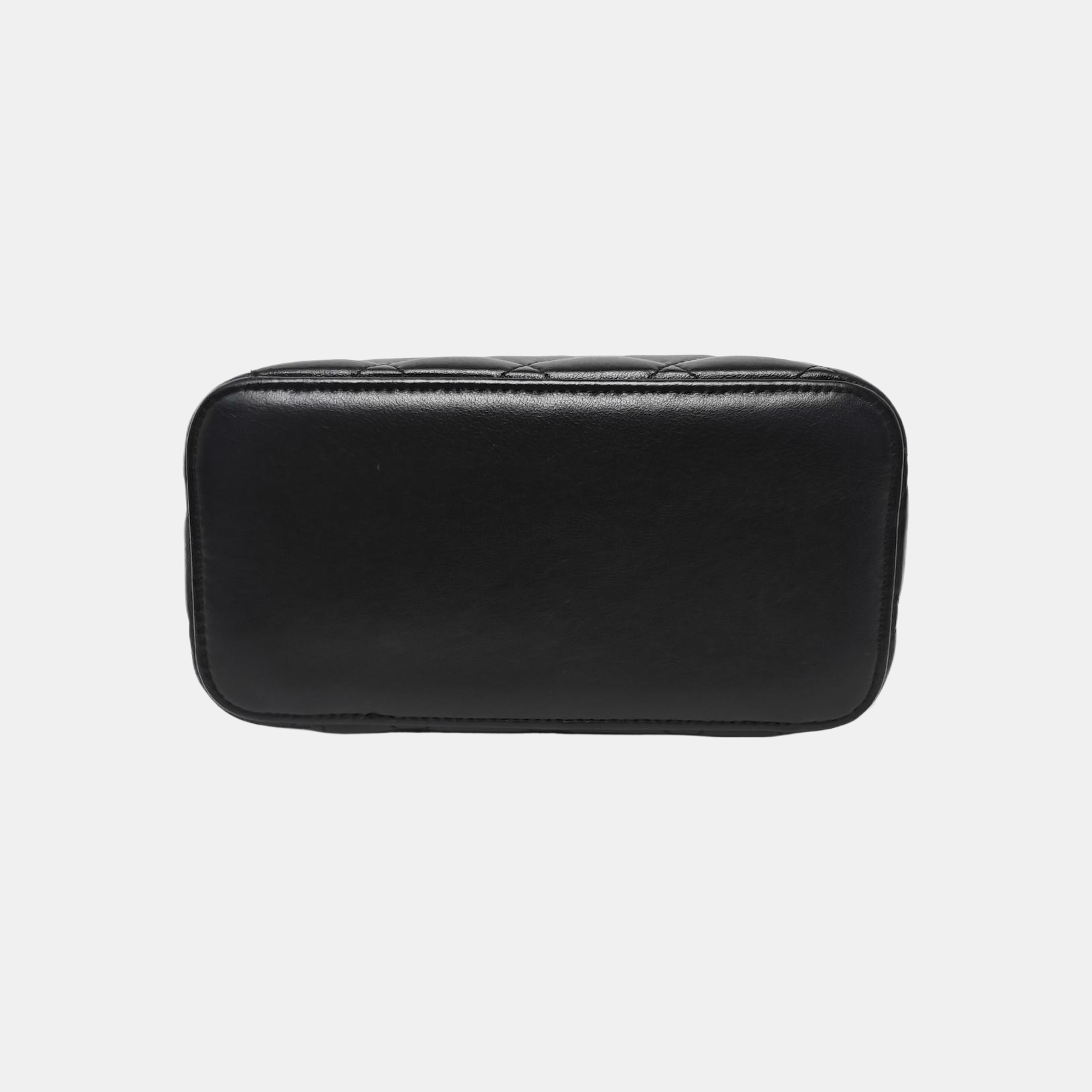 VANITY CASE Small Quilted Lambskin Black