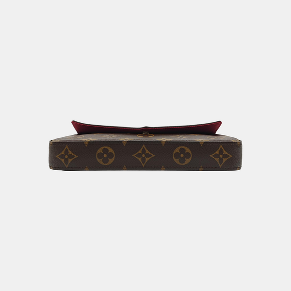 FÉLICIE Monogram Coated Canvas Brown