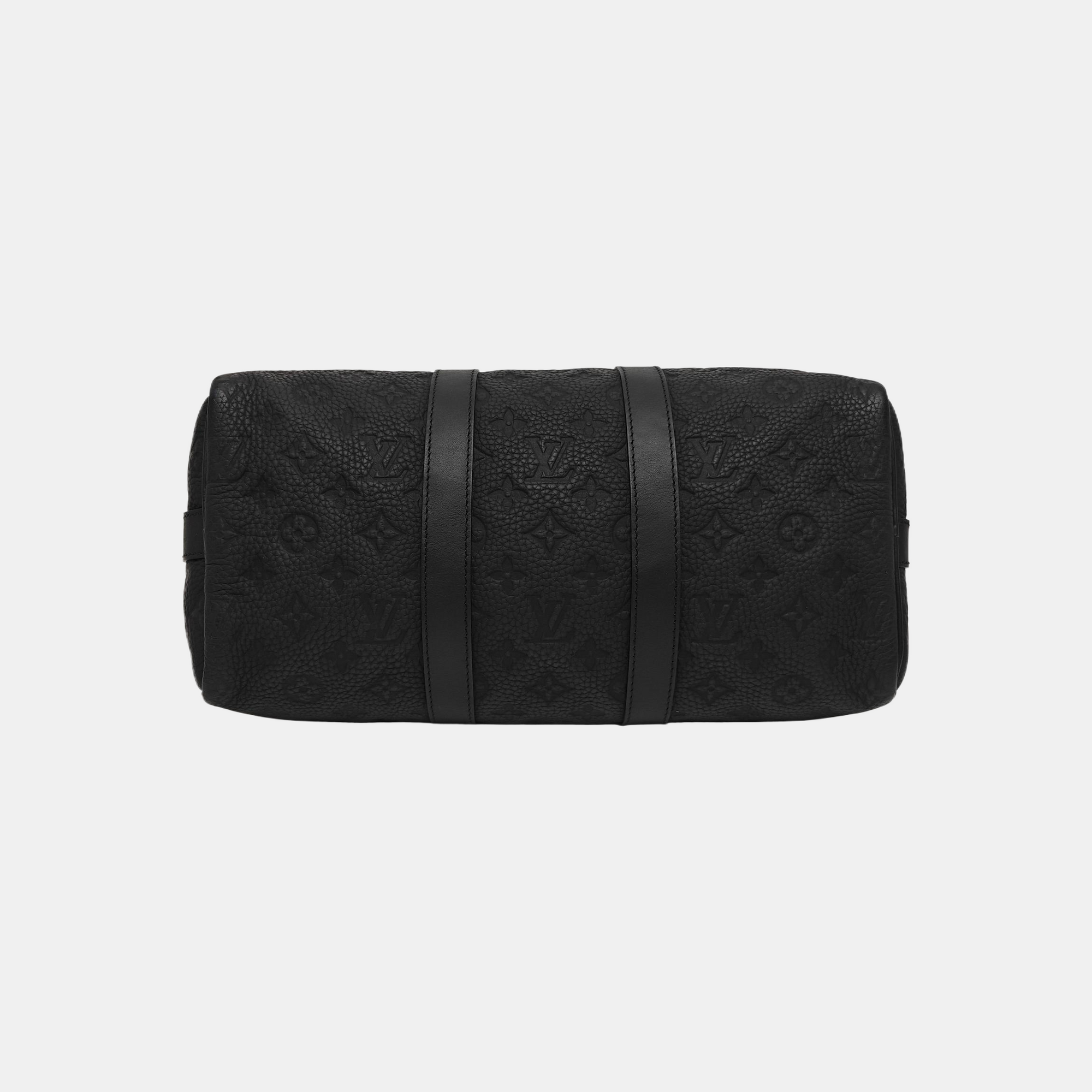 KEEPALL 35 Monogram Calfskin Black