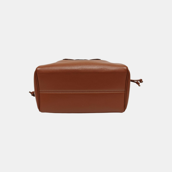 CABAS TRIOMPHE Small Quilted Calfskin Brown