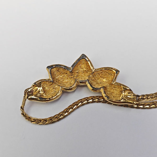 Petit CD Metal Gold Necklace