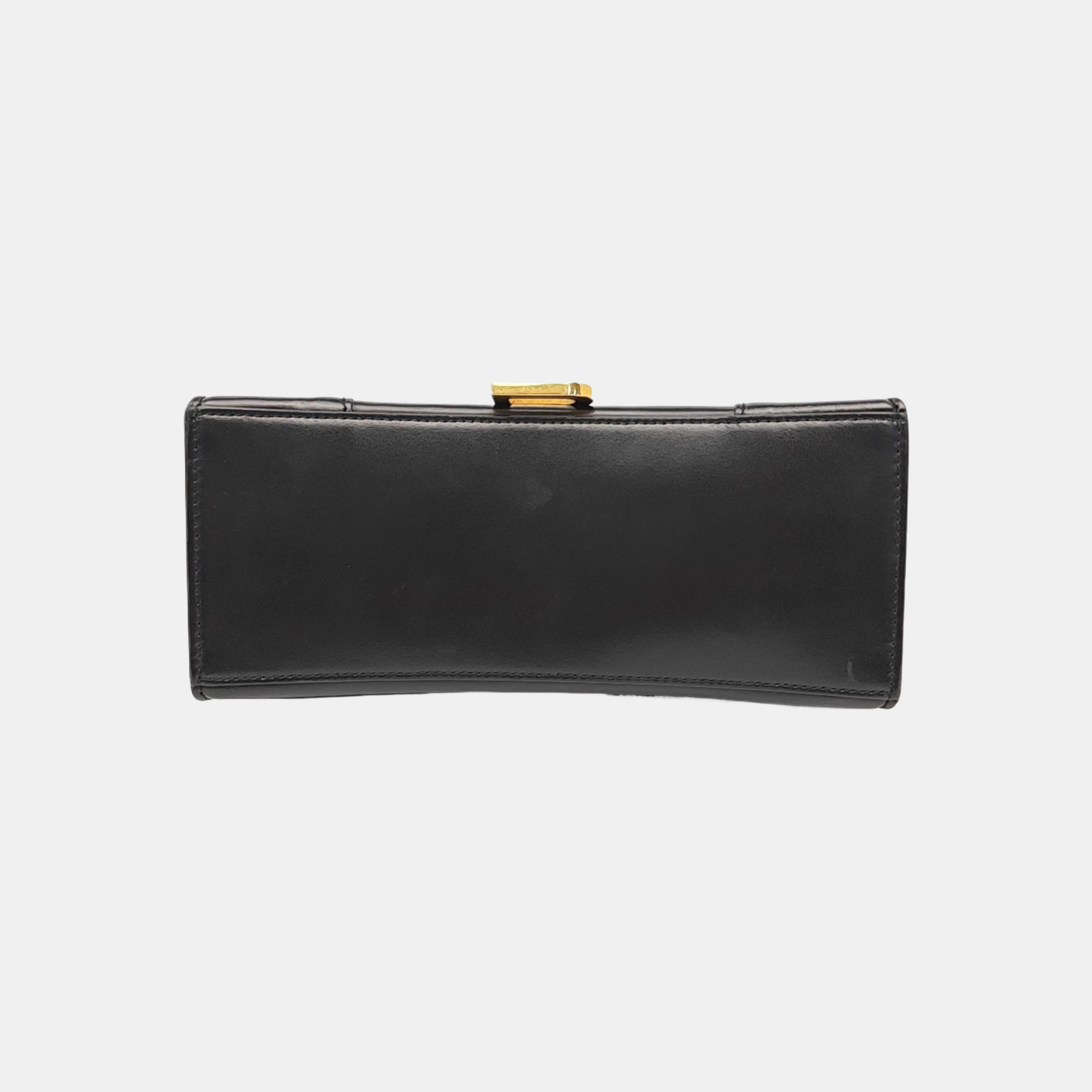 Hourglass S Calfskin Black