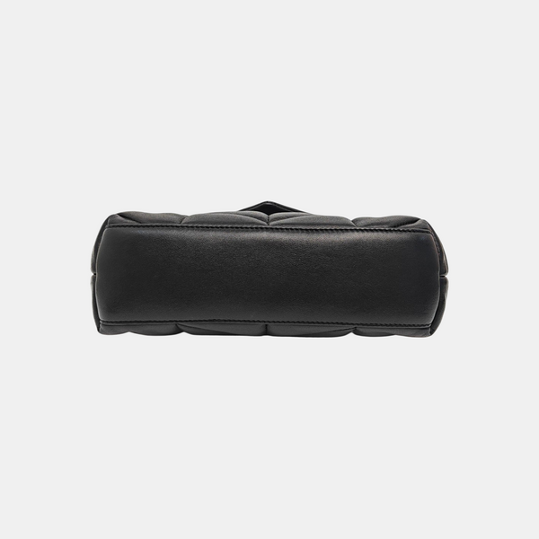 PUFFER Small Quilted Lambskin Black
