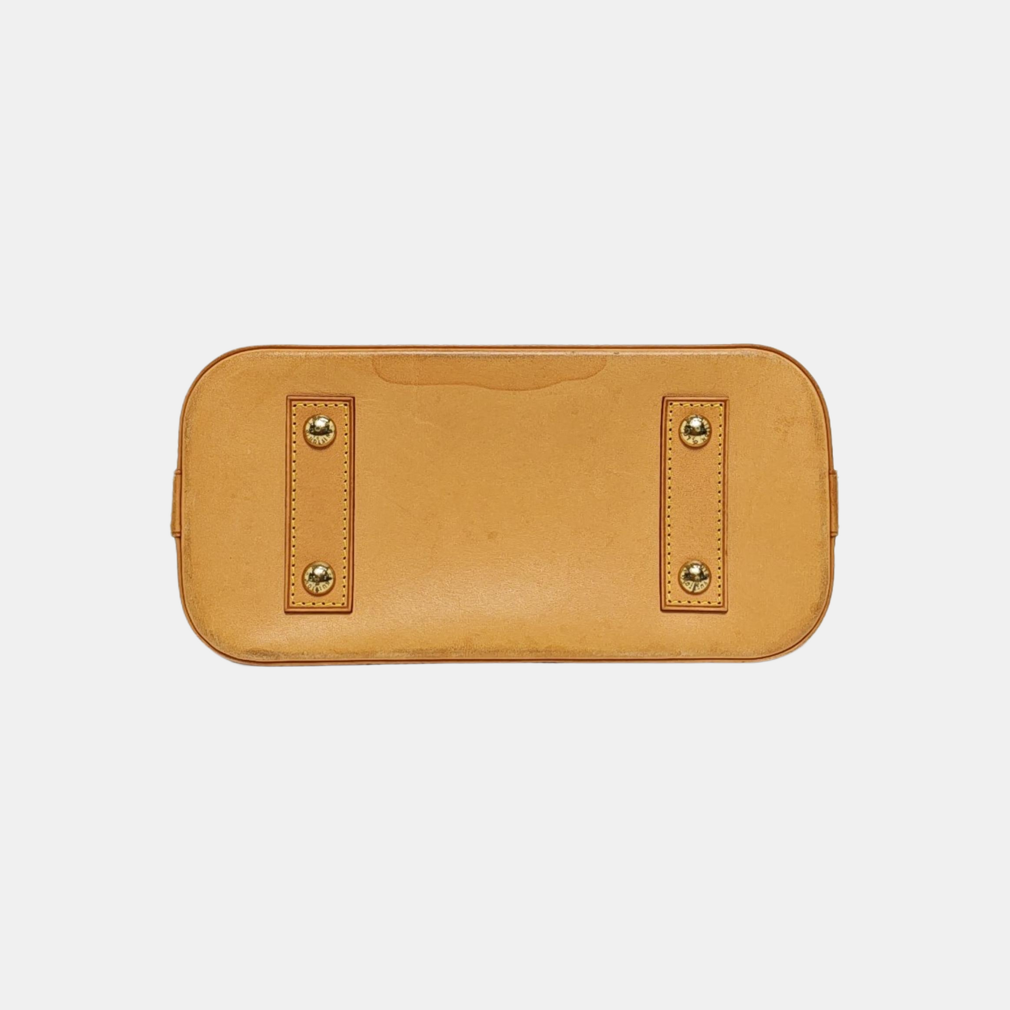 ALMA BB Monogram Coated Canvas Brown