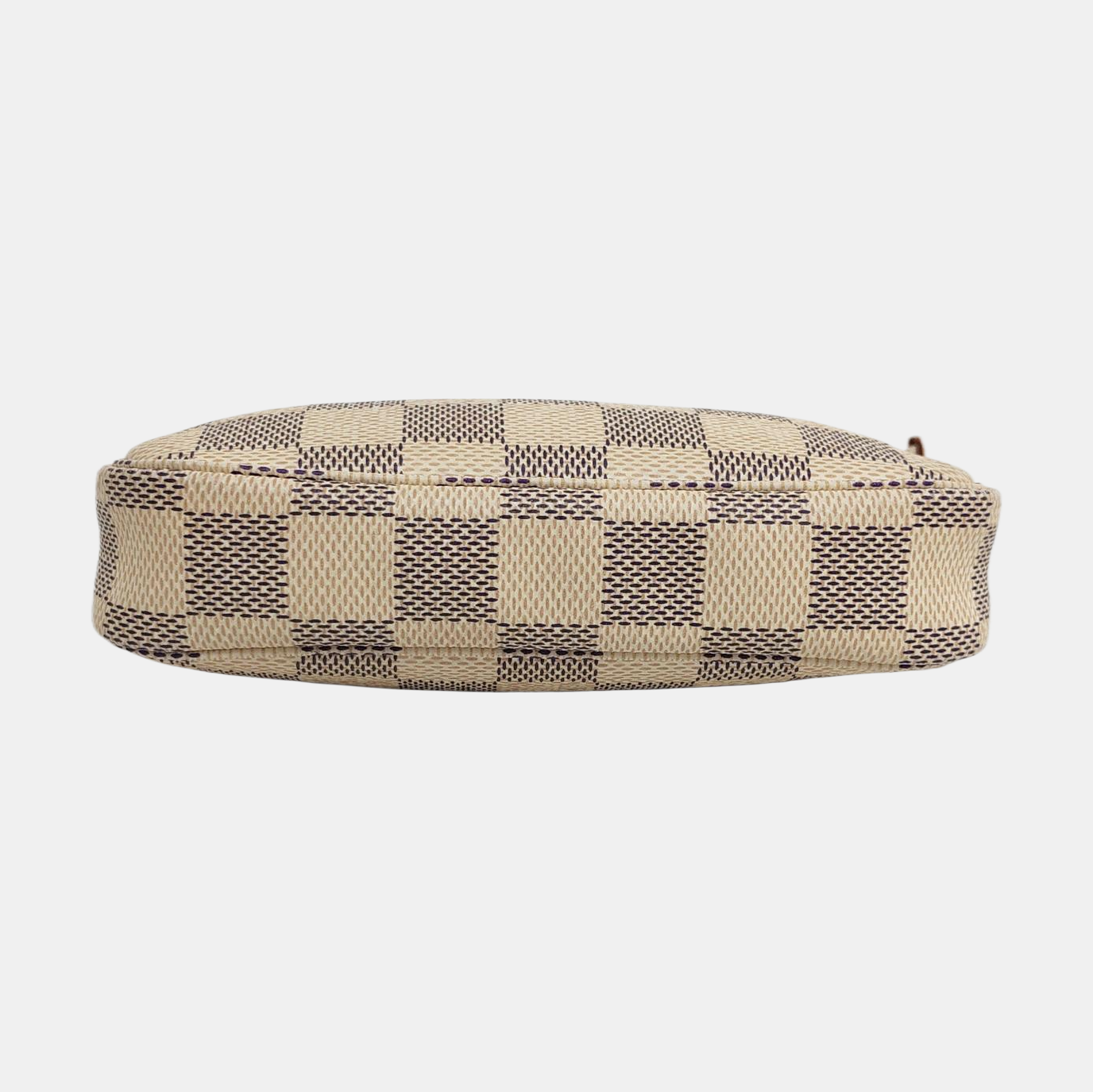 Authenticated pre-owned  ACCESSOIRES Mini Damier Azur Coated Canvas White - Top Handle Bag at Looply