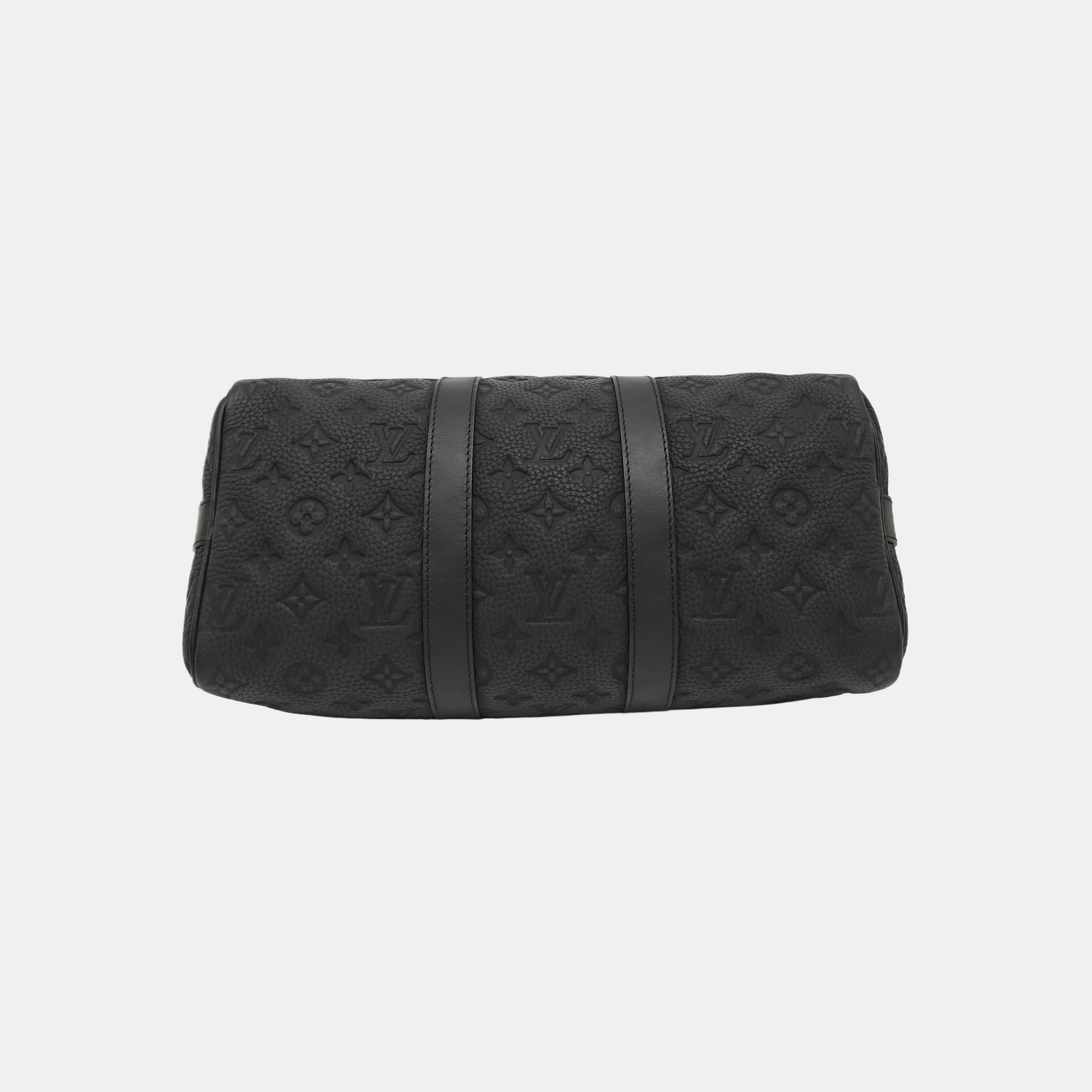 KEEPALL 35 Monogram Calfskin Black