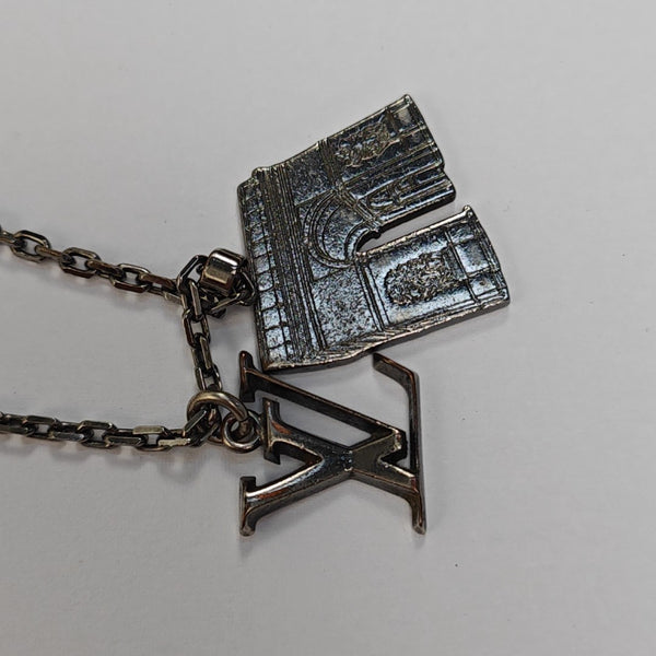 LV ARC Metal Silver Necklace