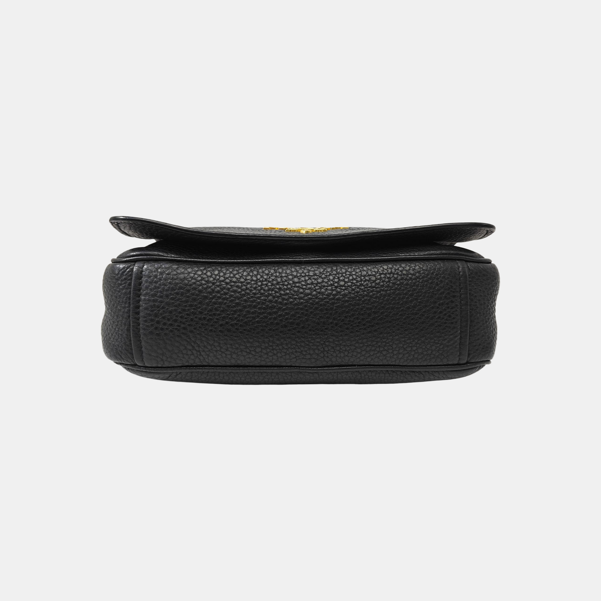 Calfskin Shoulder Bag Black