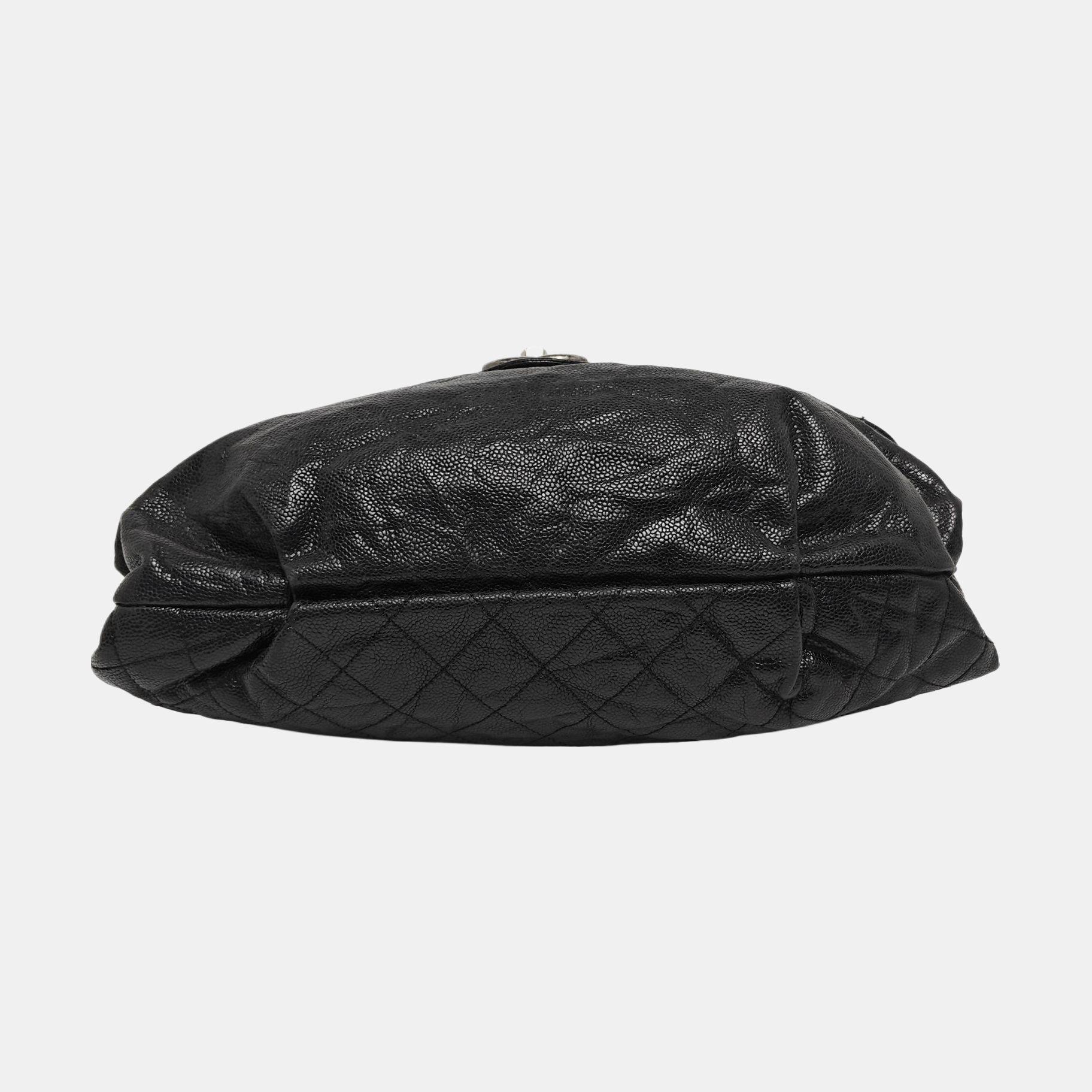 Quilted Grained Calfskin Black