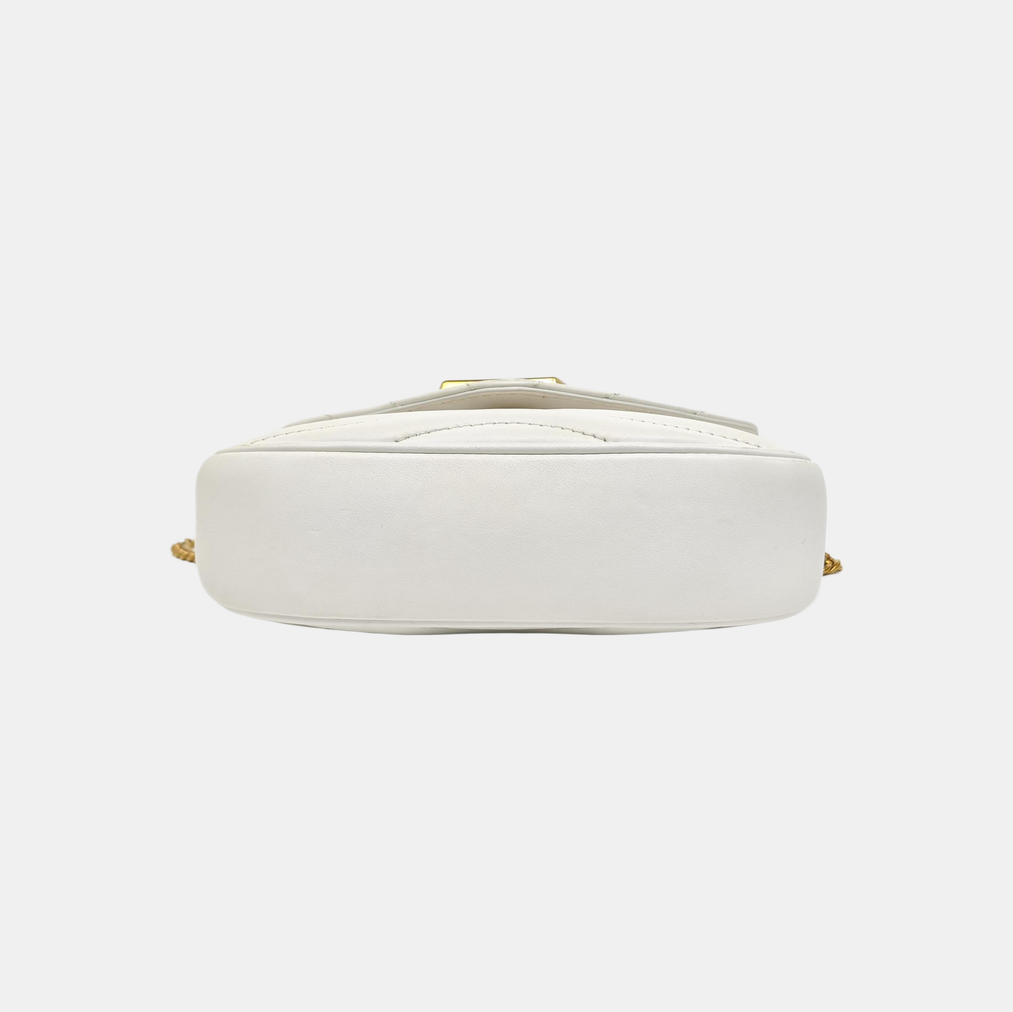 NEW WAVE Quilted Calfskin White