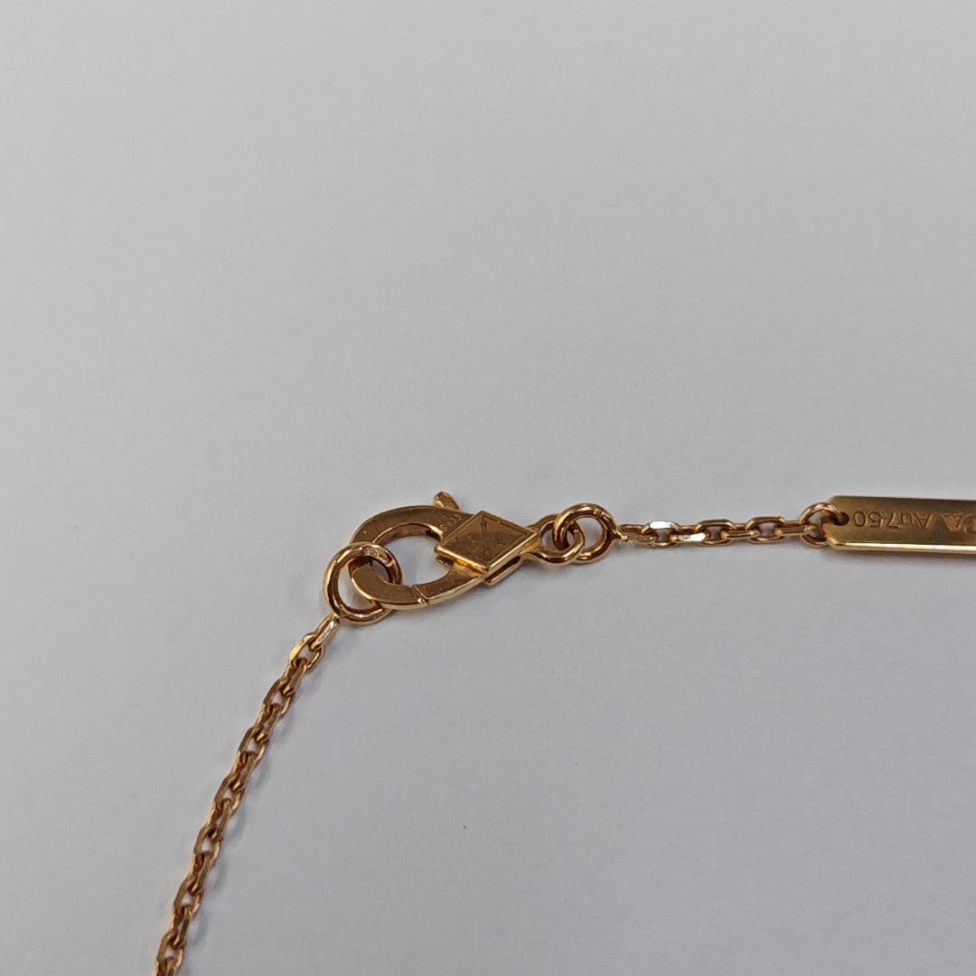 Vintage Alhambra 18k Rose Gold Necklace